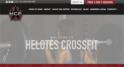 Desktop Screenshot of helotescrossfit.com