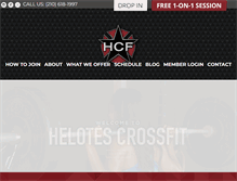 Tablet Screenshot of helotescrossfit.com